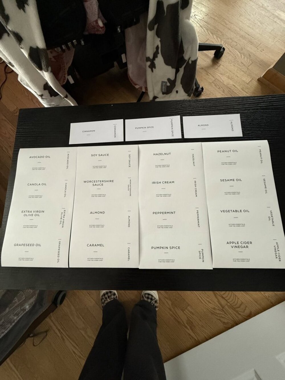 23 Amazon Individually Preprinted Adhesive Labels For Kitchen